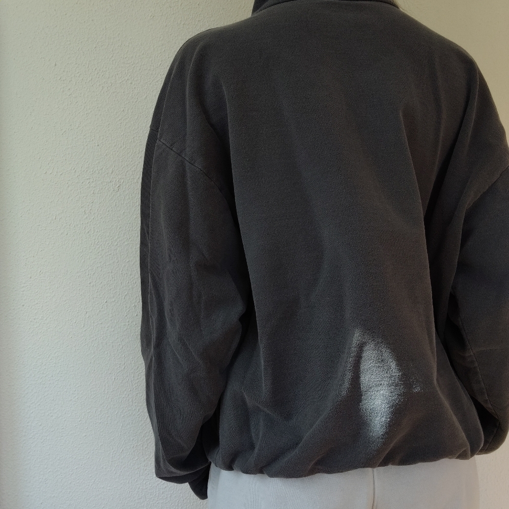 ** ON HOLD** Los Angeles Apparel Half Zip Pullover Sweatshirt/ Size Large - Picture 4 of 14